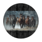 Een prachtig paard ontworpen snijplank (Voorkant)