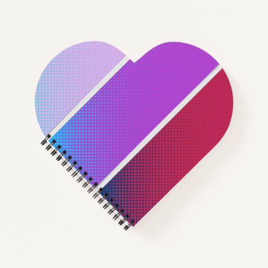 Een prachtig spectrum van paarse kleuren notitieboek (Voorkant)