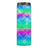 Een prachtig spectrum van vermaasde kleuren thermi thermosbeker (Achterkant)