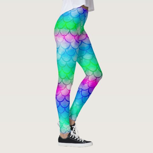 Een prachtig spectrum van zeemeerminnen leggings (Rechts)