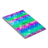 Een prachtig spectrum van zeemeerminnen notitieboek (Rechterzijde)