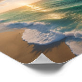 Een prachtig strand poster (Hoek)