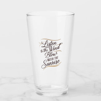 Een prachtig stuk woordkunst met een harmonie glas