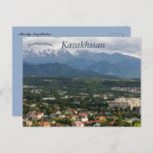 Een prachtig Uitzicht van Almaty Kazachstan Briefkaart (Voorkant / Achterkant)