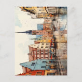 Een prachtig Uitzicht van de iconische stad van Du Briefkaart (Voorkant)