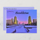 Een prachtig Uitzicht van Nur Sultan Kazachstan Briefkaart (Voorkant / Achterkant)