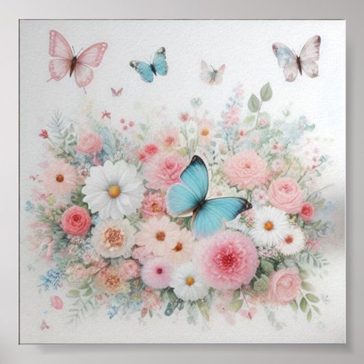 Een prachtig web voor de babykamer poster (Voorkant)