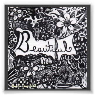 Een prachtige afdruk