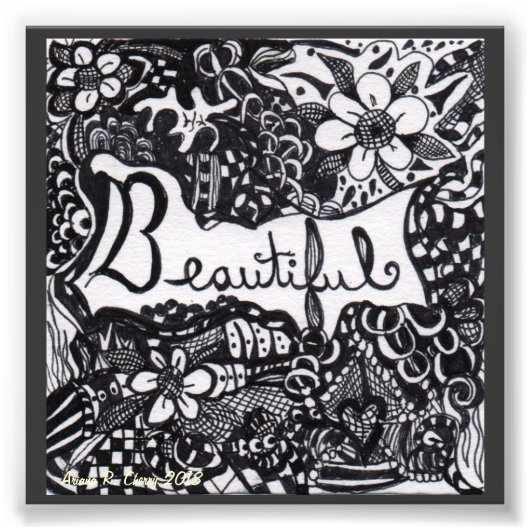 Een prachtige afdruk (Voorkant)