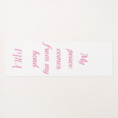 Een prachtige basis van zeven kakras van bloemen yogamat (Achterkant (horizontaal))