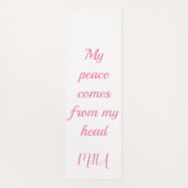 Een prachtige basis van zeven kakras van bloemen yogamat (Achterkant)