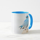 Een prachtige bergvogel op een steegje mok (Voorkant rechts)