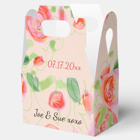 Een prachtige bruiloft gast gunst box bedankdoosjes (Geopend)