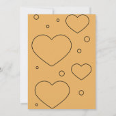 Een prachtige bruiloft uitnodigingsbloemen met Kaa Kaart (Achterkant)