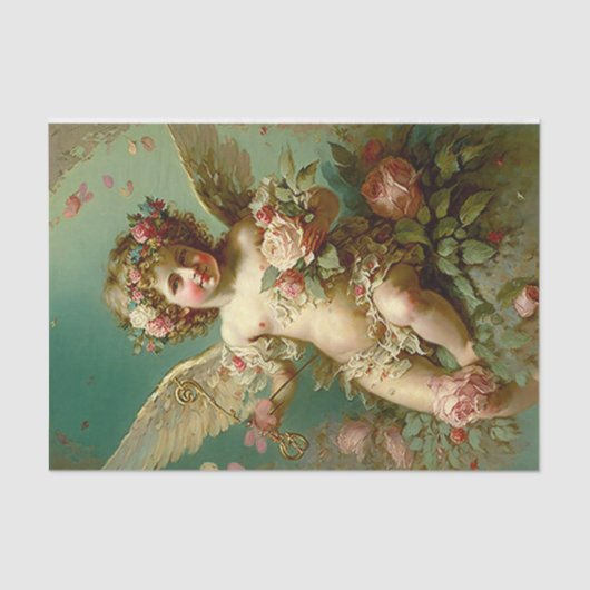 Een prachtige Cherub-tissue paper Tissuepapier (Voorkant)