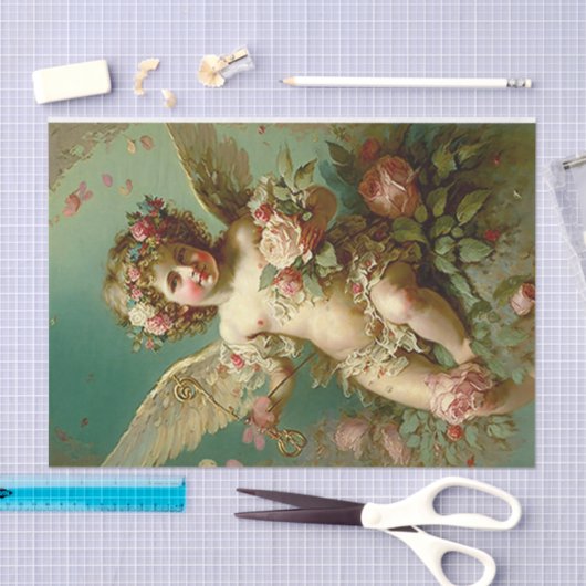 Een prachtige Cherub-tissue paper Tissuepapier (Craft)