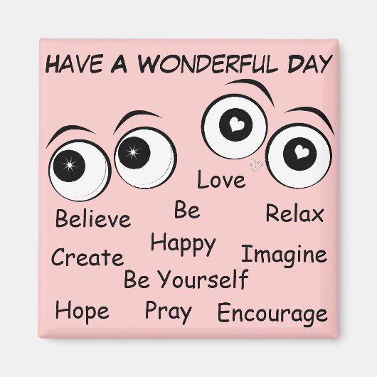 Een prachtige dag!_ magneet (Voorkant)