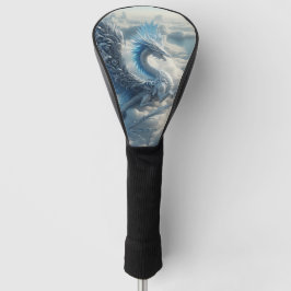 Een prachtige draak omringd door wolken golfheadcover