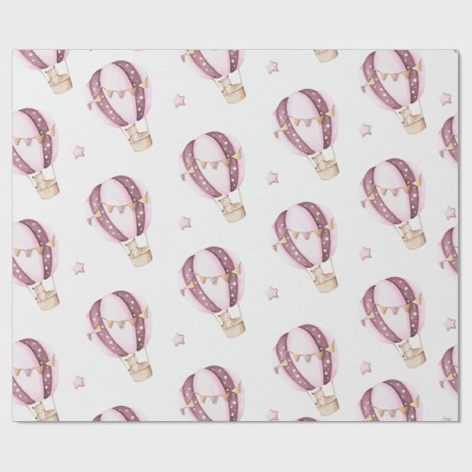 Een prachtige eerste verjaardag inpakpapier (Vlak)