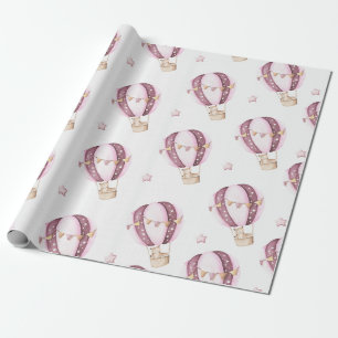 Een prachtige eerste verjaardag inpakpapier