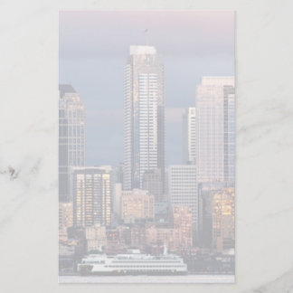 Een prachtige en dramatische zonsondergang uit het briefpapier