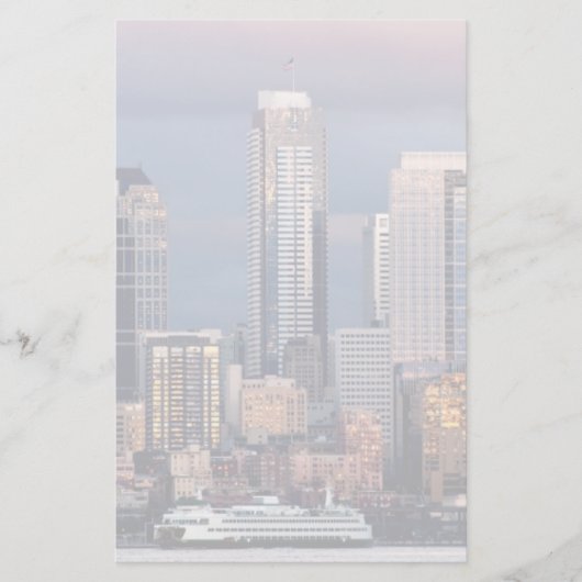 Een prachtige en dramatische zonsondergang uit het briefpapier (Voorkant)