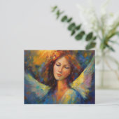 Een prachtige engel briefkaart (Staand voorkant)