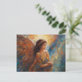 Een prachtige engel briefkaart (Staand voorkant)