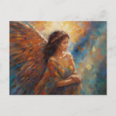 Een prachtige engel briefkaart (Voorkant)