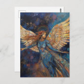 Een prachtige engel briefkaart (Voorkant / Achterkant)