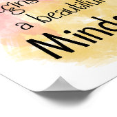 Een prachtige gedenkwijze waterverf poster (Hoek)