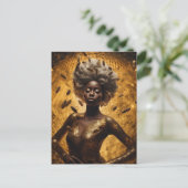 Een prachtige godin van de honingbijen briefkaart (Staand voorkant)