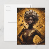 Een prachtige godin van de honingbijen briefkaart (Voorkant / Achterkant)