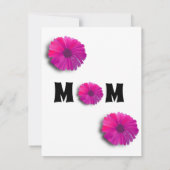 Een prachtige hulde aan moeders liefde en kracht notitiekaartje (Achterkant)