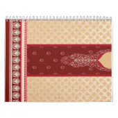 Een prachtige Indiase trouwjurk versierd met prach Kalender (Hoes)