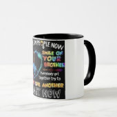 Een prachtige jaren 1960 geïnspireerde Mok .. jare (Voorkant rechts)