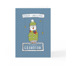 Een prachtige Kerstkaart van de Kleinzoon