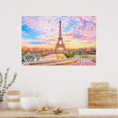 Een prachtige middag in Parijs, Frankrijk Poster (Keuken)