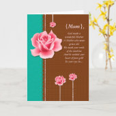 Een prachtige moeder elegante Moederdag Kaart (Gele Bloem)