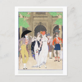 Een prachtige Palais bijeenkomst door Barbier Brie Briefkaart