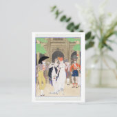 Een prachtige Palais bijeenkomst door Barbier Brie Briefkaart (Staand voorkant)