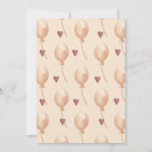 EEN prachtige Rainbow Girl's Verjaardag uitnodigin Kaart (Achterkant)