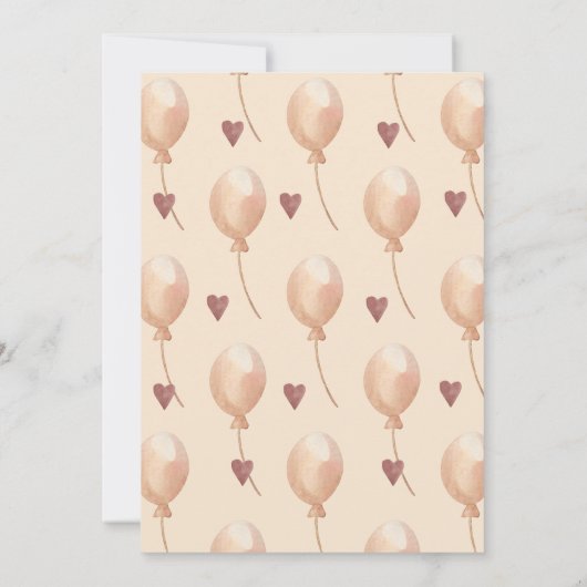 EEN prachtige Rainbow Girl's Verjaardag uitnodigin Kaart (Achterkant)