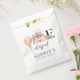 EEN prachtige regenboog meisje verjaardag Bedankzakje