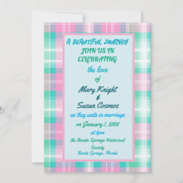 Een prachtige reis in katoenen snoep plaid lesbisc kaart