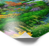 Een prachtige tuin foto uitbreiding foto afdruk (Hoek)