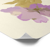 Een prachtige tuin van rozen ontvouwt zich! poster (Hoek)