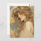 Een prachtige vrouw Briefkaart (Voorkant / Achterkant)