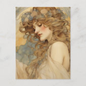 Een prachtige vrouw Briefkaart (Voorkant)