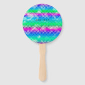 Een prachtige waaier van zeemeerminachtige kleuren (Voorkant)